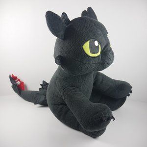 Build A Bear How To Train Your Dragon Toothless BAB Stuffed Plush Toy 2014 12”